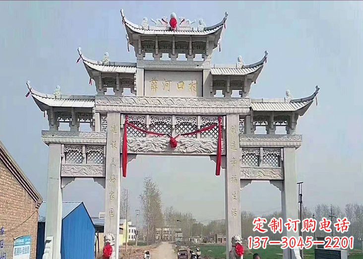 济南石牌坊雕塑,让您定制属于自己的雕塑!