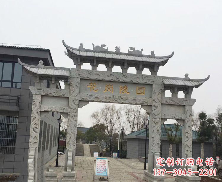 济南精美牌楼石雕,精致雕琢精美臻品