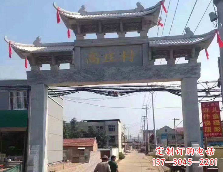 济南牌楼石雕塑,为家庭装饰带来精致灵动