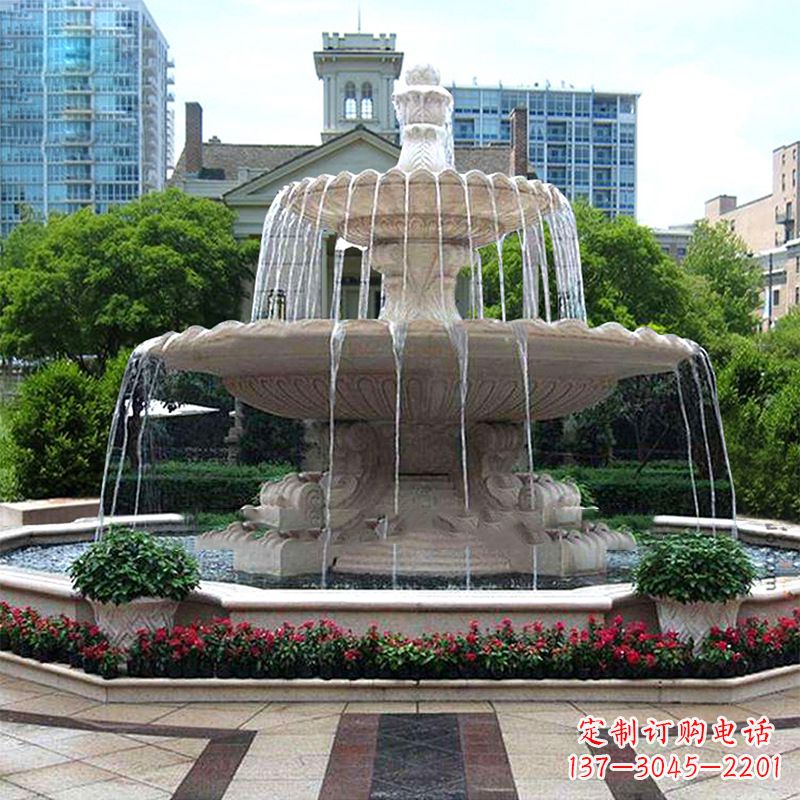济南优质喷泉石雕,造就美好风水
