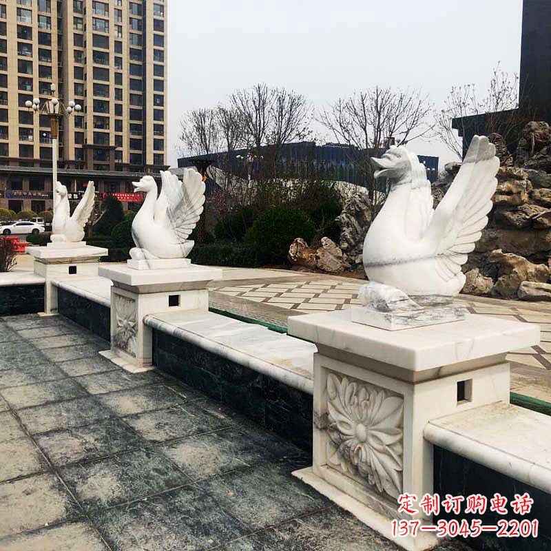 济南中领雕塑提供最高质量的天鹅雕塑定制服务。…