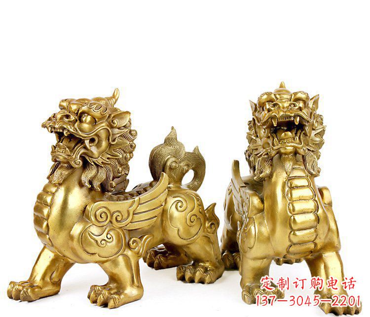 济南精美貔貅铜雕,精致雕塑,来自中领雕塑