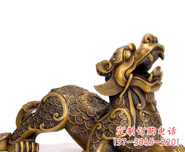 济南精美铜质貔貅神兽雕塑