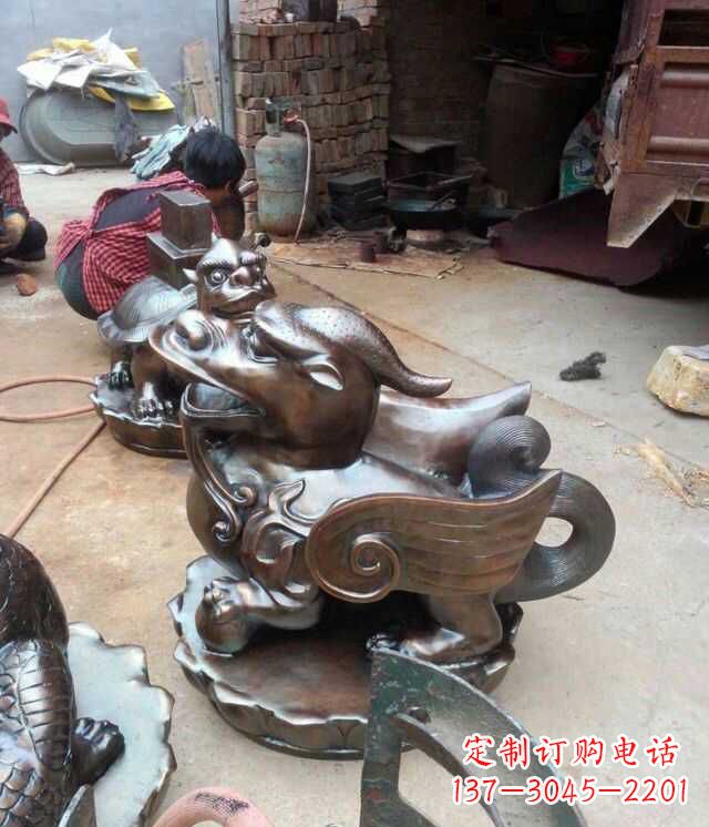 济南中领雕塑貔貅铜雕高雅非凡
