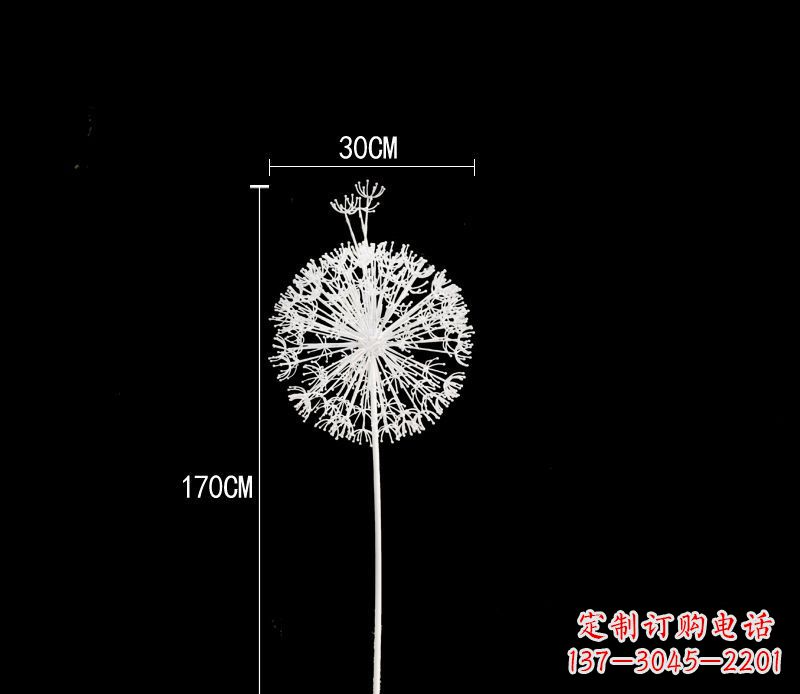 济南美观耐用的不锈钢蒲公英雕塑