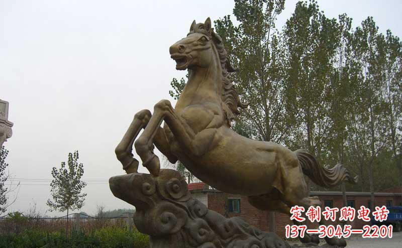 济南领雕塑专业设计制作高端精美的马铜雕，装饰…