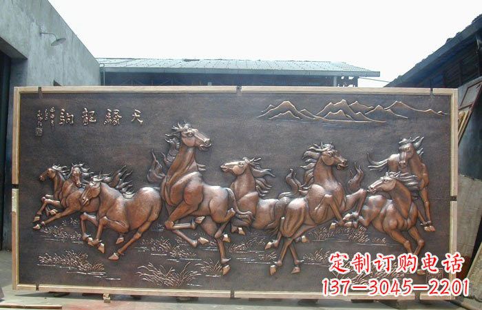 济南中领雕塑:古典造型的精美马雕塑
