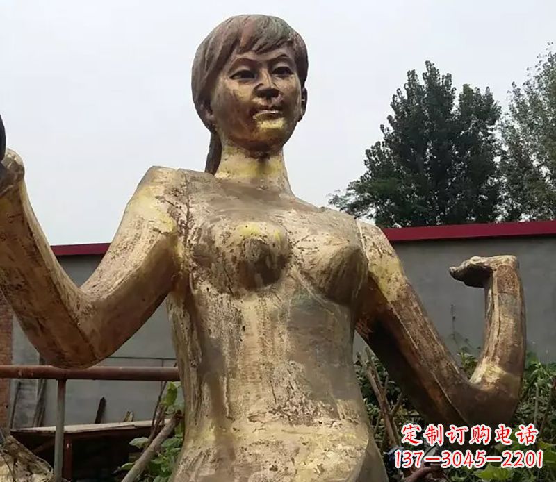 济南中领雕塑的精美青年雕塑经典实物塑造,给人…