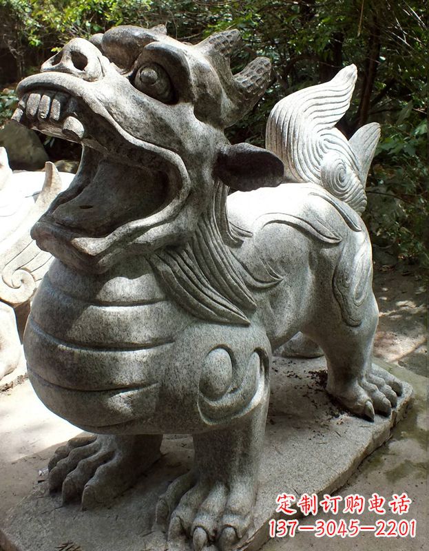 济南质朴狴犴石雕,一览古朴之美