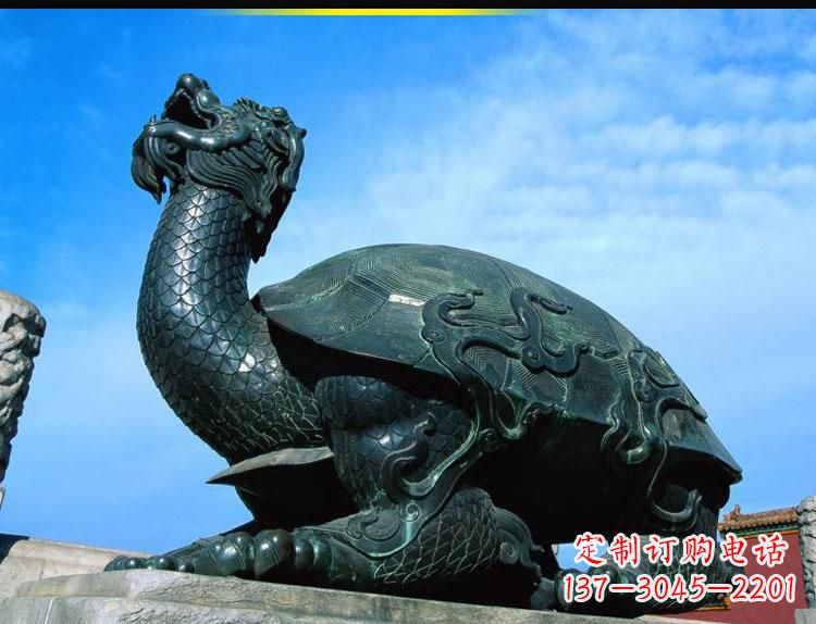 济南青铜龙龟雕塑