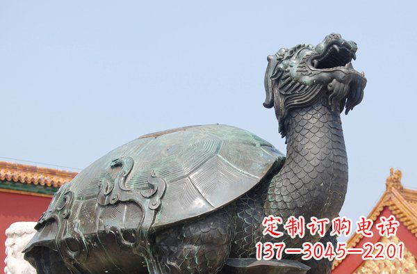 济南青铜龙雕塑,象征传统文化之美