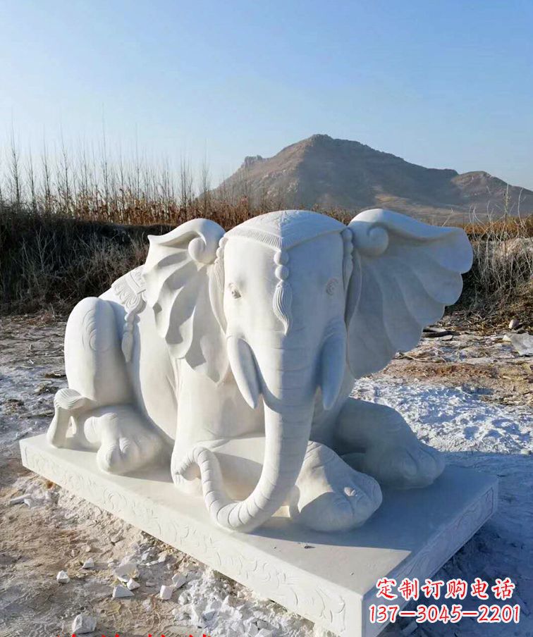 济南追忆历史,清明上坟大象石雕