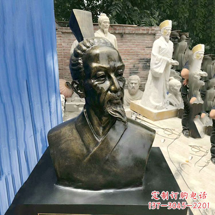 济南屈原雕塑仿铜头像,让您享受美好的艺术之美