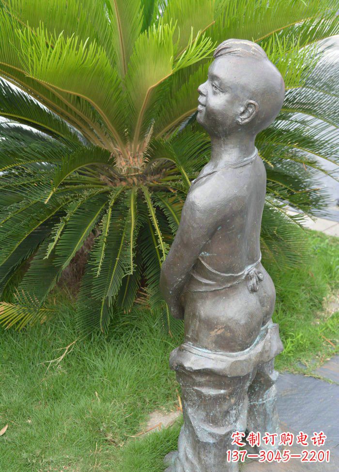 济南中领雕塑:呈现活力少年心情的雕塑