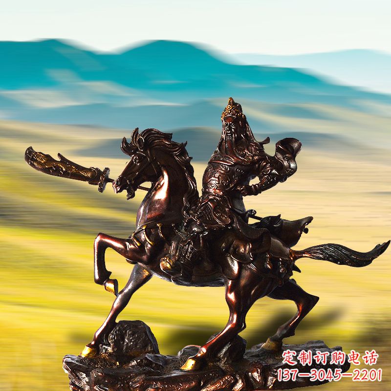 济南中领雕塑:关公铜雕,永不褪色的传奇