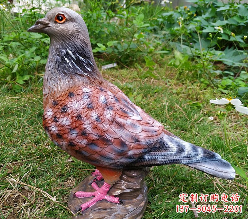 济南中领雕塑推出:传递和平象征的和平鸽雕塑