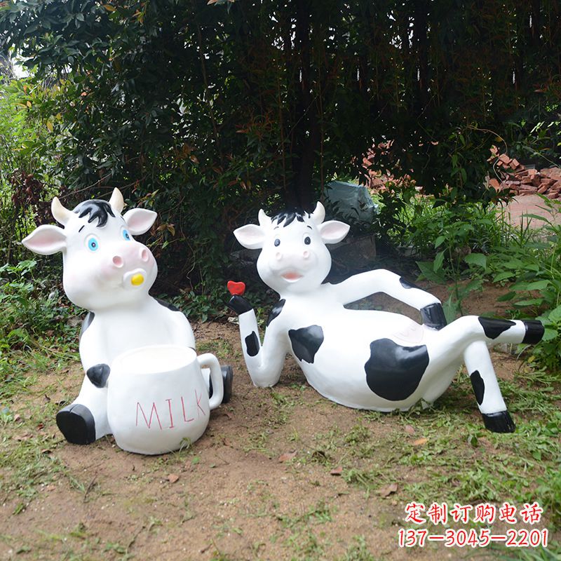 济南中领雕塑出品:生肖牛卡通雕塑