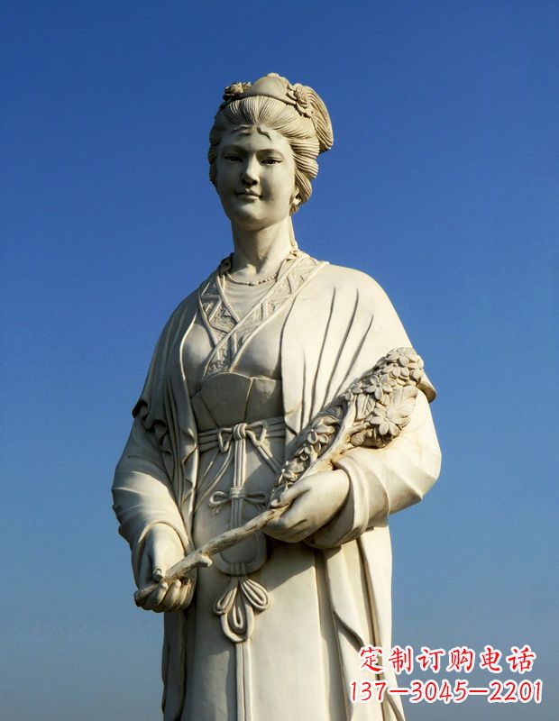济南领雕塑:精致雕刻,体现经典美女雕像