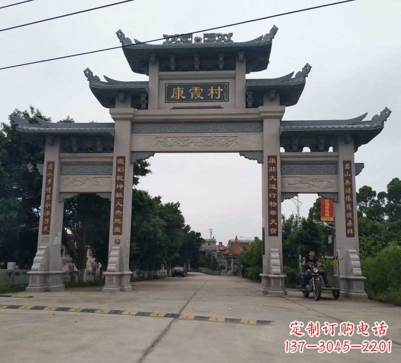 济南石雕牌坊雕塑——让传统文化长存于时光