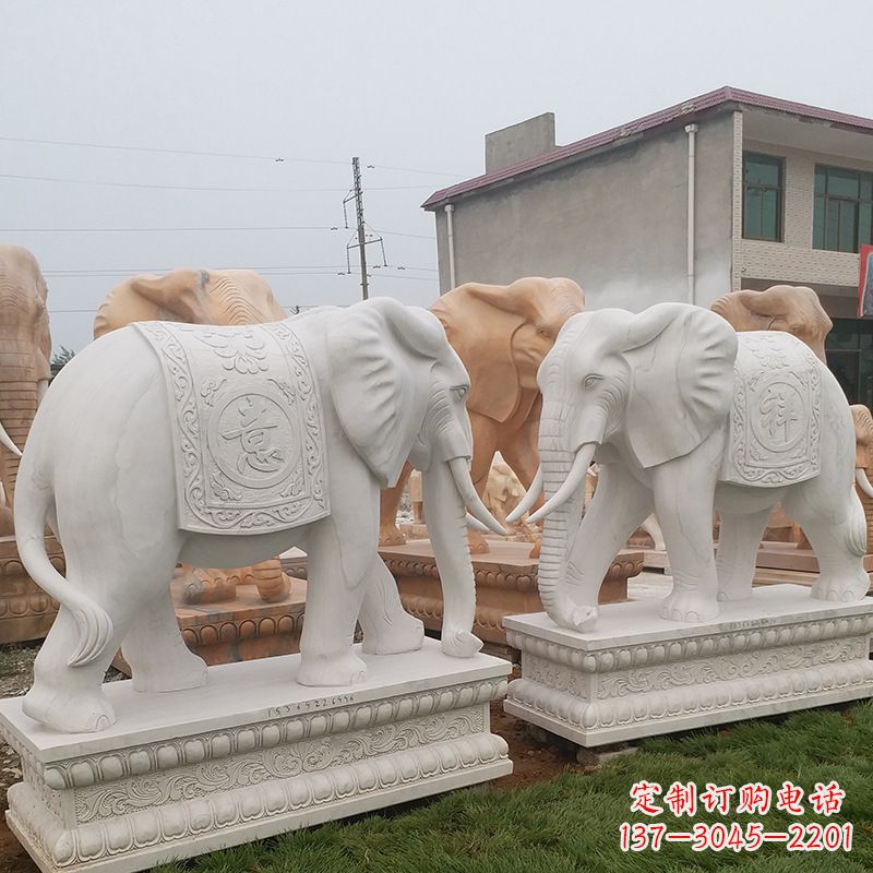 济南精美大象雕塑,让你镇宅更加靓丽