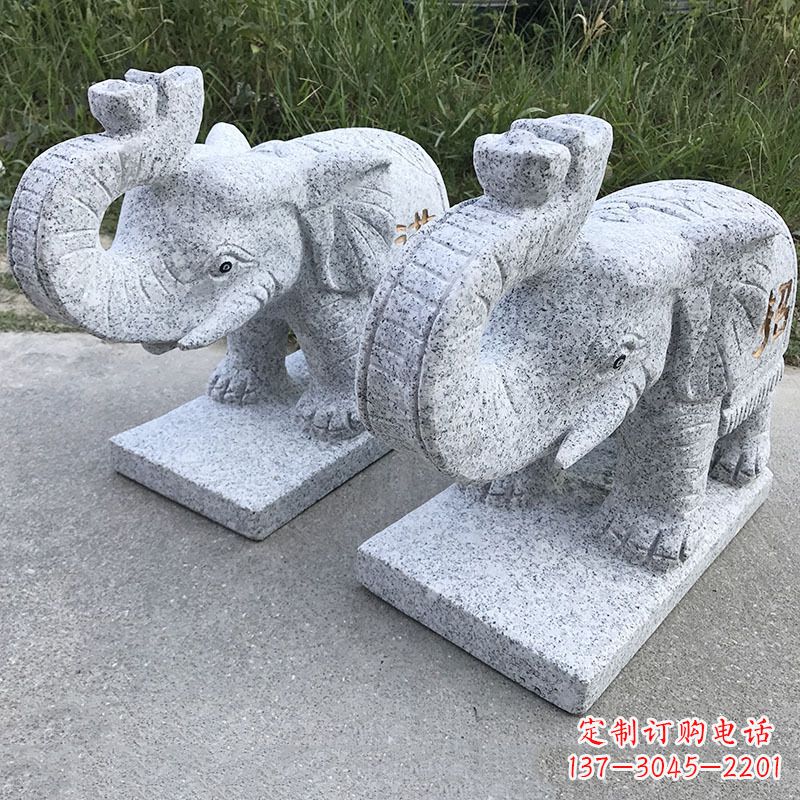 济南石雕大象招财象