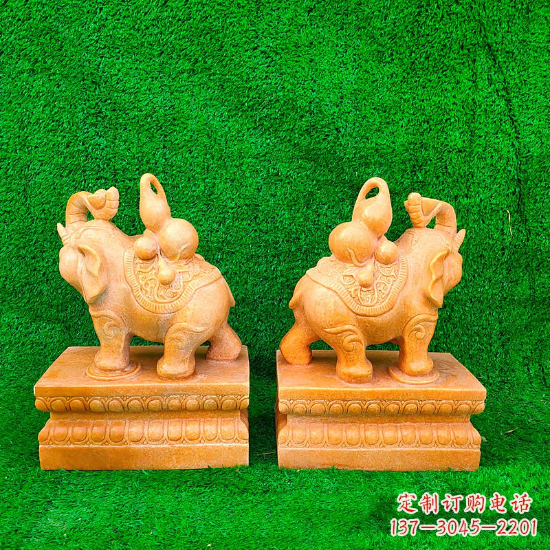 济南精美大象雕塑,点缀美好家园