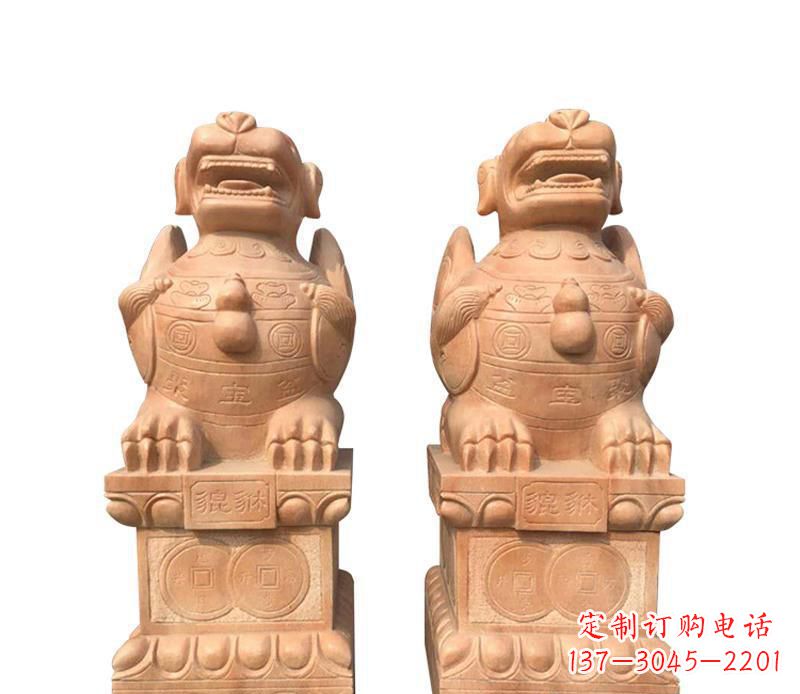 济南精美貔貅雕塑,让太古神兽在家中常伴