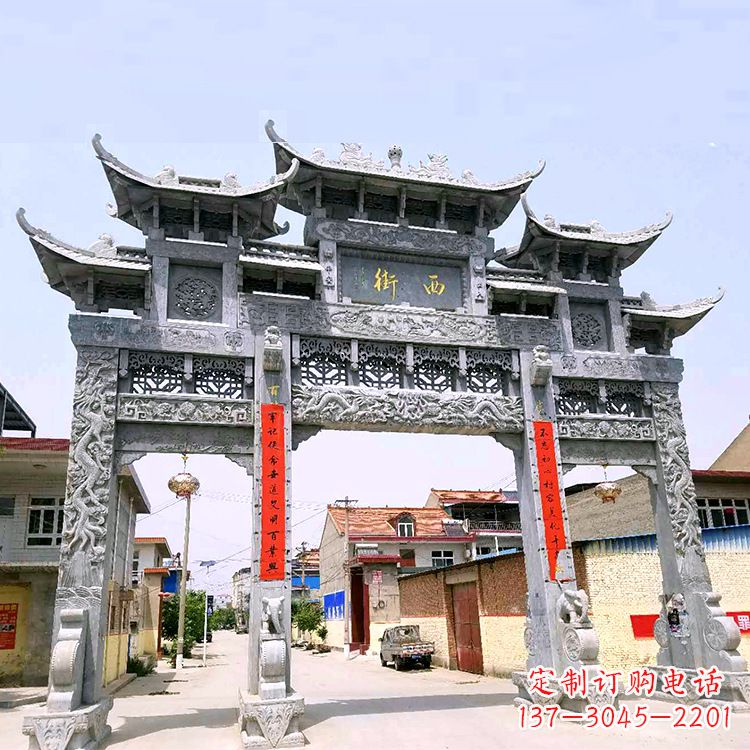 济南[经典领航，高品质石雕牌坊雕塑]