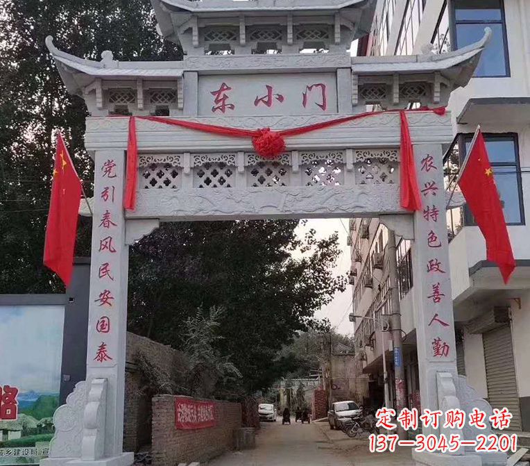济南精美锻铸牌楼雕塑,展现独特艺术魅力