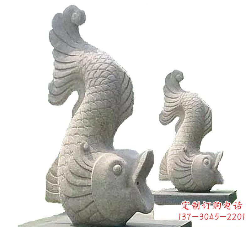 济南中领雕塑定制精美鲤鱼雕塑