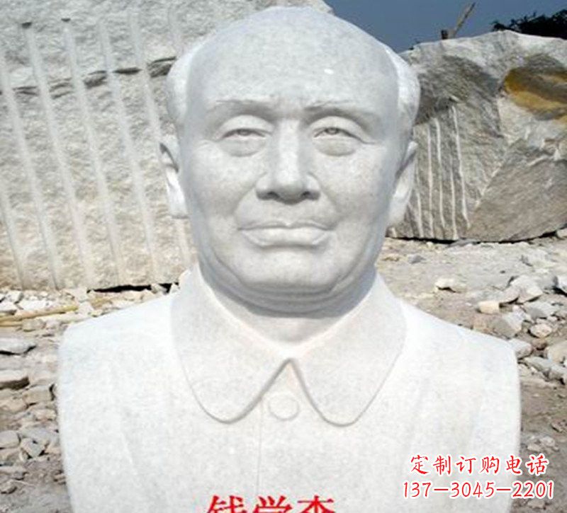 济南拥有雄浑气势的钱学森头像雕塑