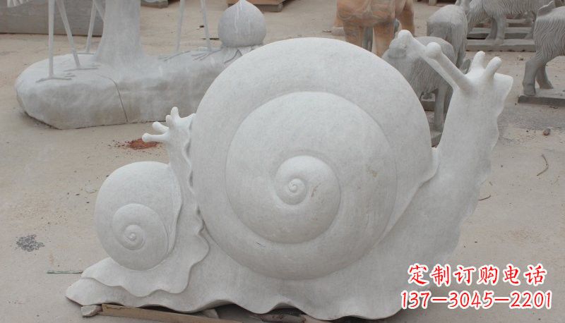 济南石雕蜗牛