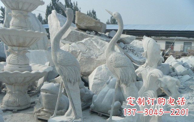 济南石雕仙鹤