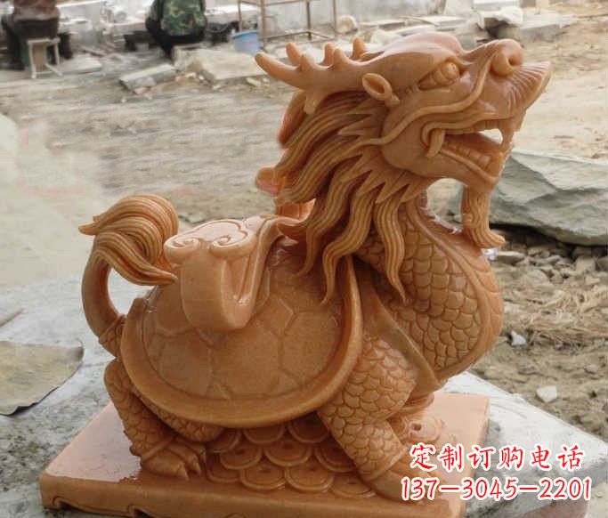 济南石雕招财龙龟