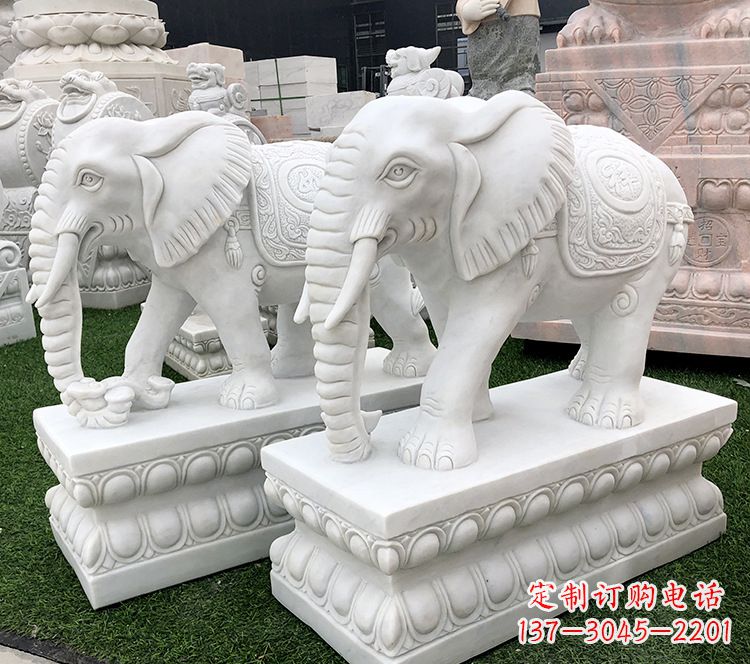 济南石浮雕大象
