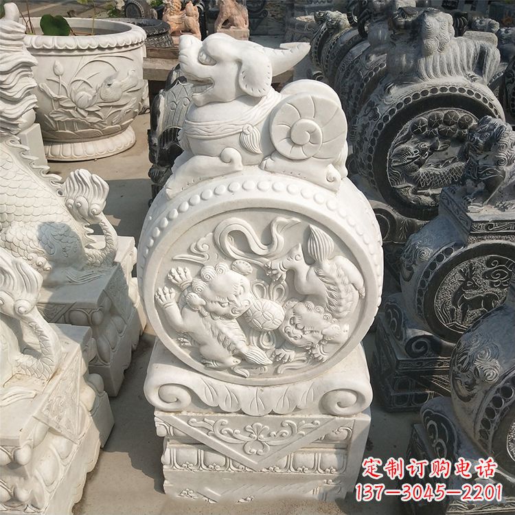 济南石门墩石雕