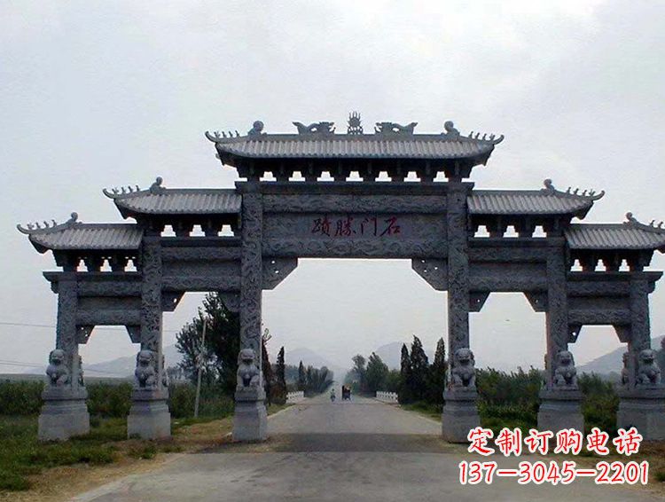 济南石牌坊 斗楼
