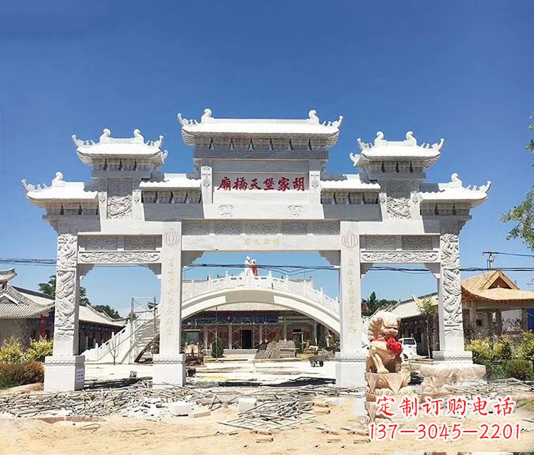 济南石牌坊的雕刻