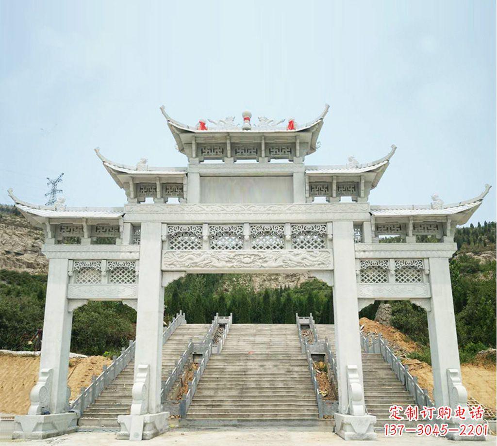 济南石牌坊图片