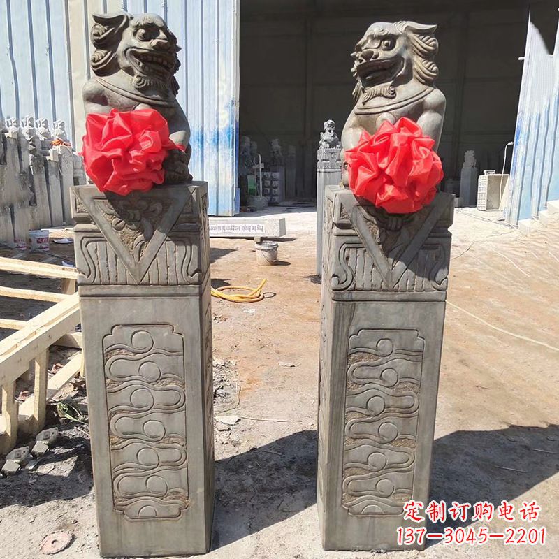 济南石狮子栓马桩