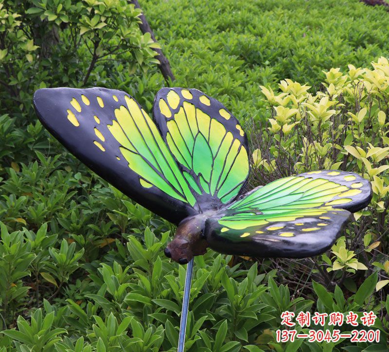 济南树脂仿真蝴蝶昆虫雕塑