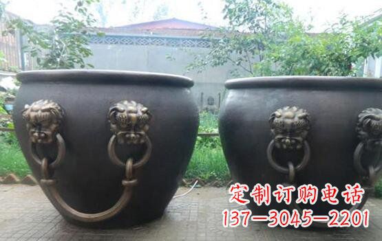 济南水缸寺庙景观铜雕