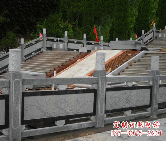 济南寺庙景观仿古石栏板 (2)