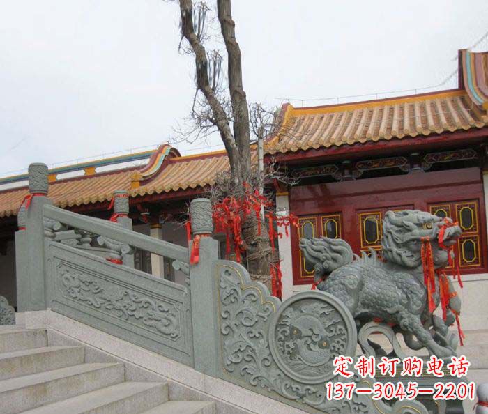 济南寺庙景观仿古石栏板