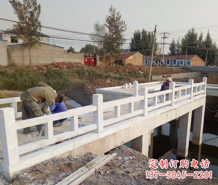 济南寺庙景观汉白玉栏板石雕