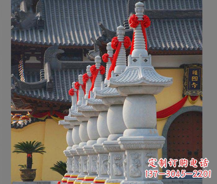 济南寺庙景观舍利塔石雕