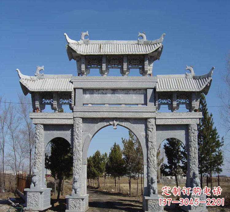 济南寺庙石牌坊