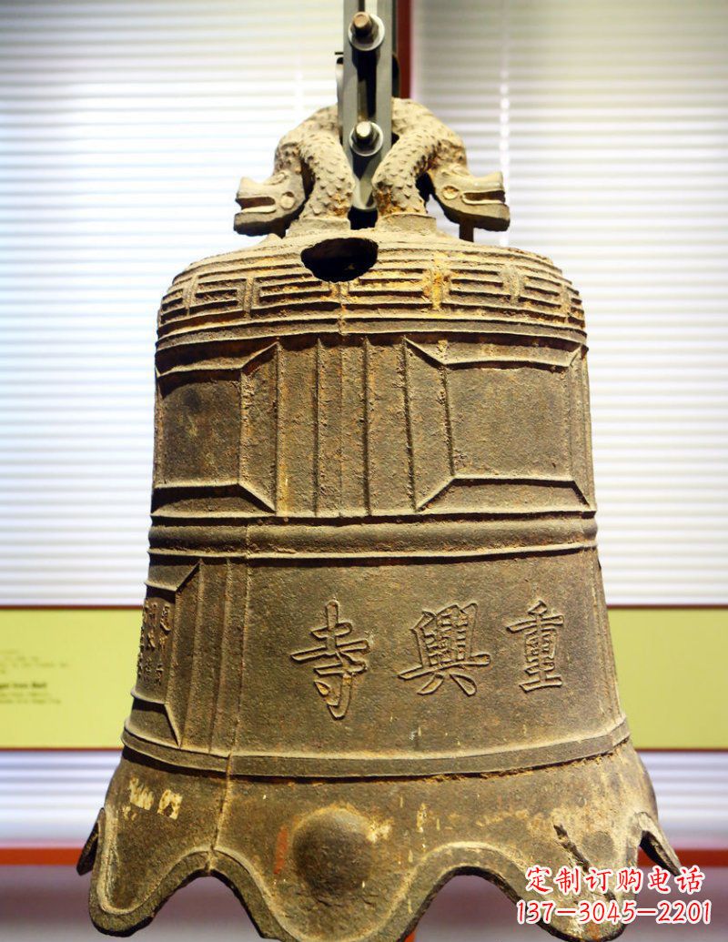 济南寺庙铜钟铜雕