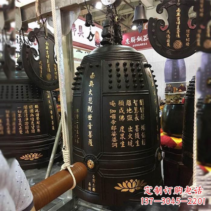 济南寺院挂钟铜雕塑