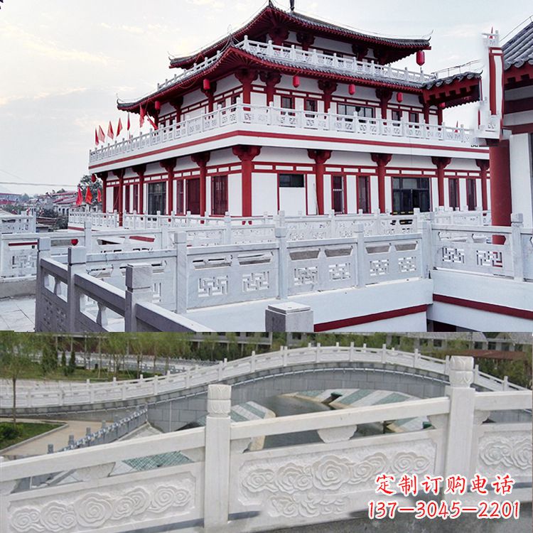 济南寺院石栏板